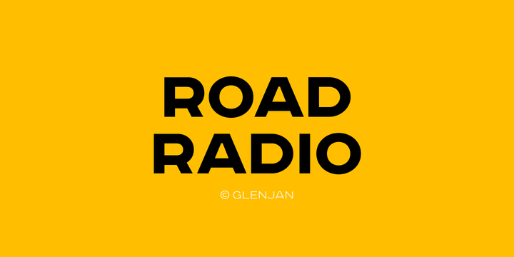 Road-Radio-Font-by-Elena-Kowalski