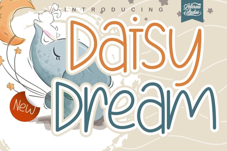 Daisy Dream - A crafting kids font preview